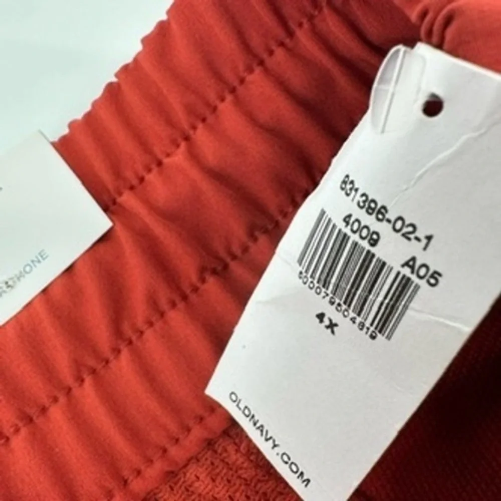 2 Old Navy Mens 4X StretchTech‎ High Rise Go-H2O 4-Way Stretch Shorts Brown Red